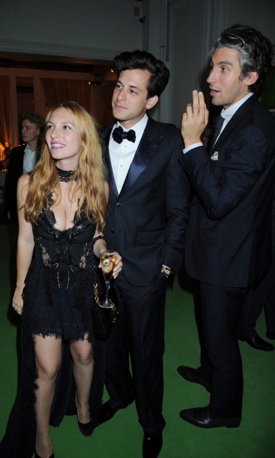 Josephine De La Baume With Mark Ronson And George Lamb At Perrier-Jouet's 200th Birthday Party In London, 2011
