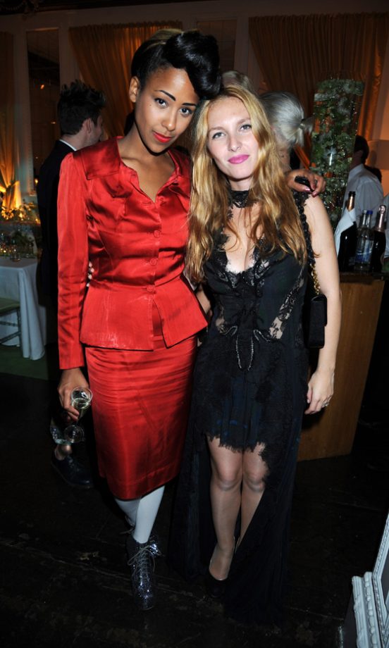 Josephine De La Baume And Pinky Tesfay At Perrier-Jouet's 200th Birthday Party In London, 2011