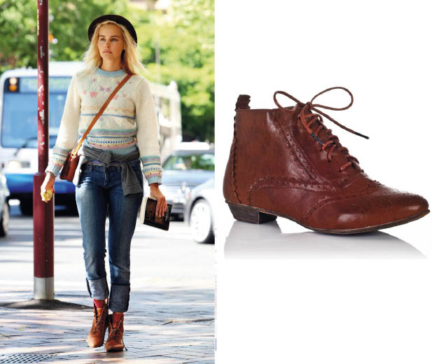 Get Isabel Lucas's off-duty look with a pair of high-street boots at fashion favourite A|wear