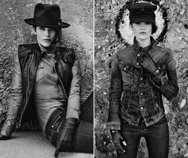 Gemma Arterton models in the new G-Star RAW AW11 campaign