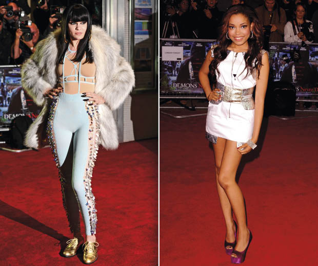 Jessie J and Dionne Bromfield Tread The Red Carpet In High Street Shoes!