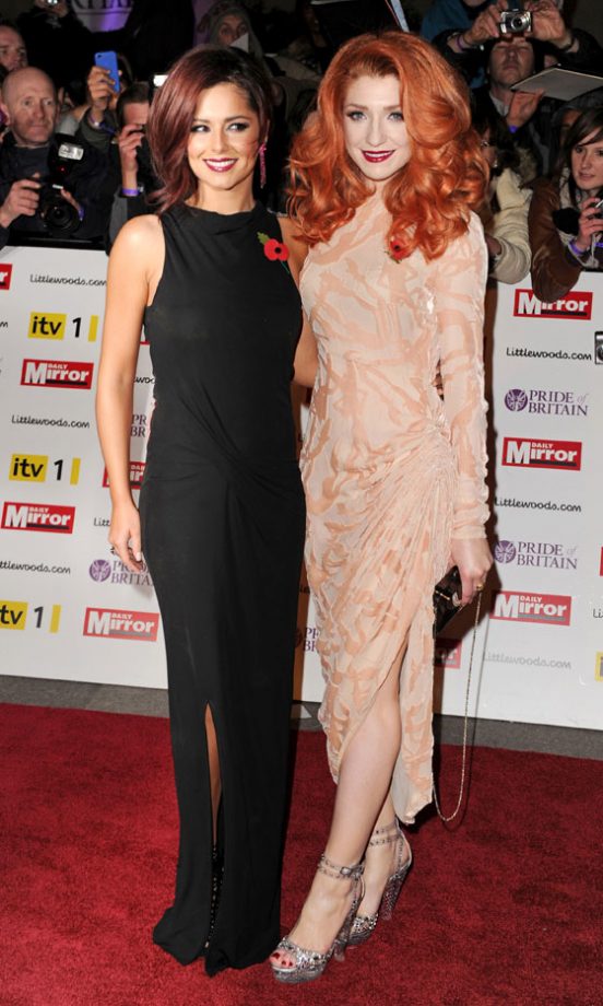 Nicola Roberts And Cheryl Cole At The Pride Of Britain Awards, November 2010
