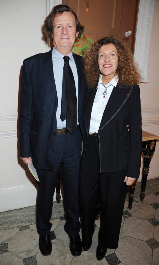 David Hare And Nicole Farhi At Perrier-Jouet's 200th Birthday Party In London, 2011