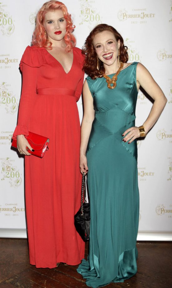 Daisy Lewis And Emerald Fennell At Perrier-Jouet's 200th Birthday Party In London, 2011