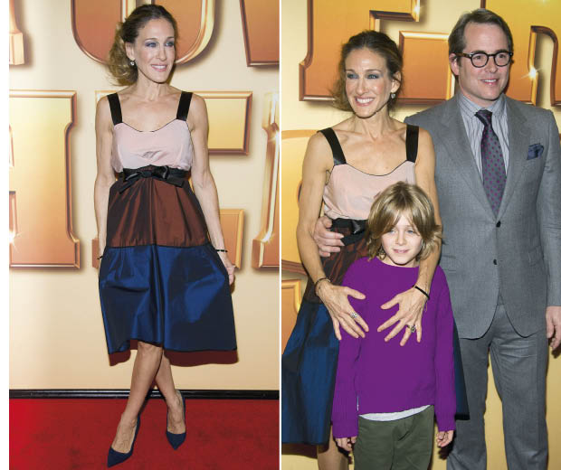 Sarah Jessica Parker looked stunning in a Narciso Rodriguez dress at a film premiere