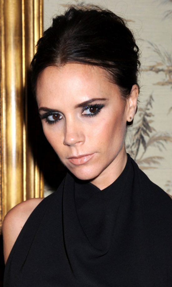 Trust Victoria Beckham To Rock A Sophisticated Updo Hairstyle. 2011