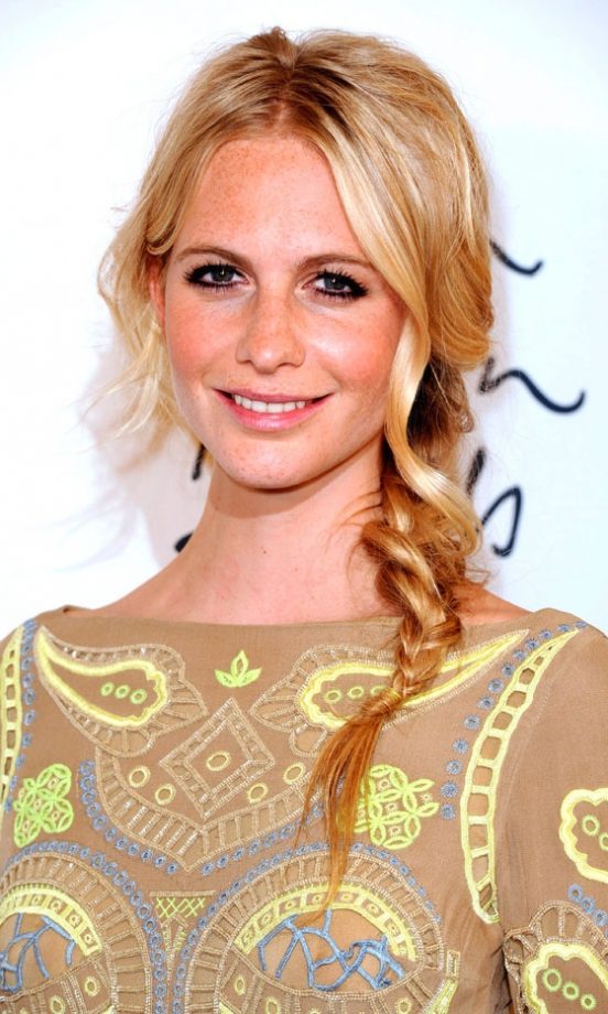 Poppy Delevigne's Cute Plait Hairstyle Is Easy To Recreate And Looks Amazing With A Fancy Frock. 2011