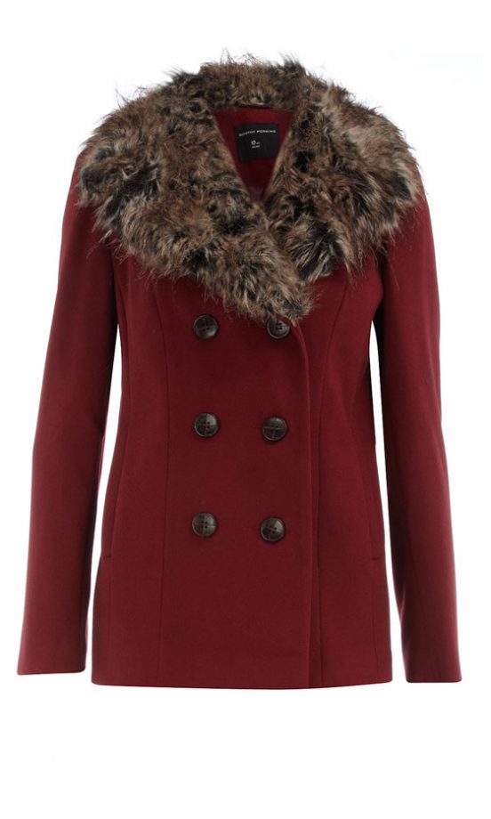 Dorothy Perkins Faux Fur Collar Coat, £59