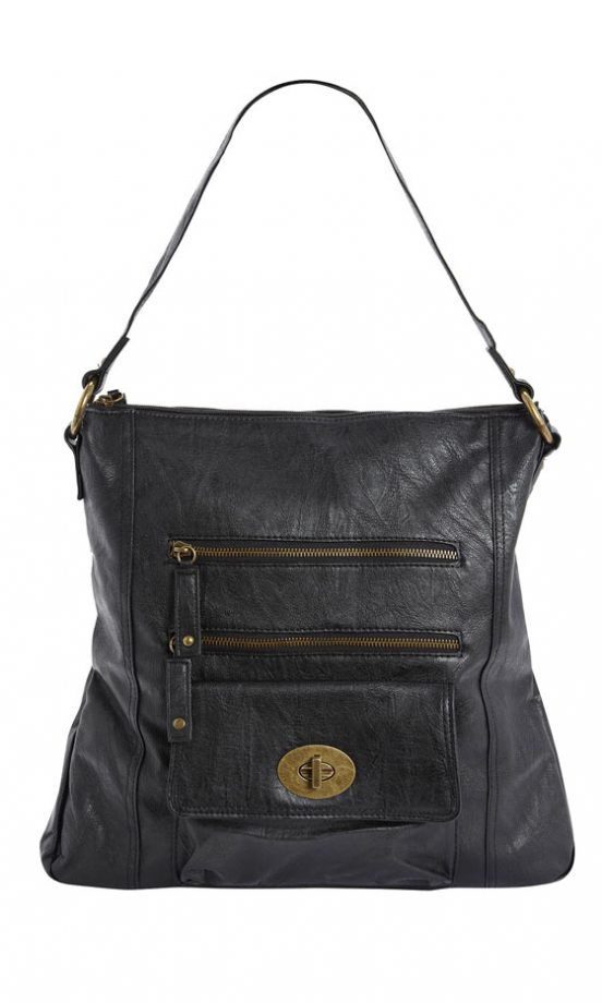 Evans Black Slouch Bag, £27.50