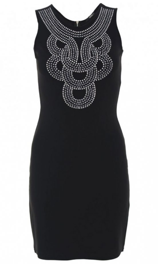 Quiz Black And Silver Studs Bodycon Dress, £24.99