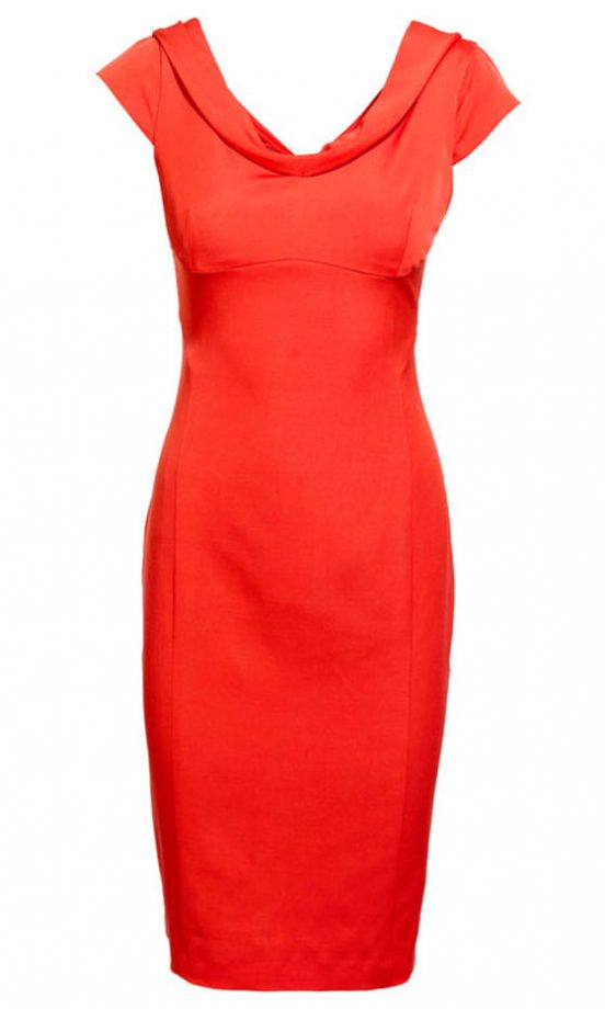 Reiss Fitted V-Neck Dress, £179