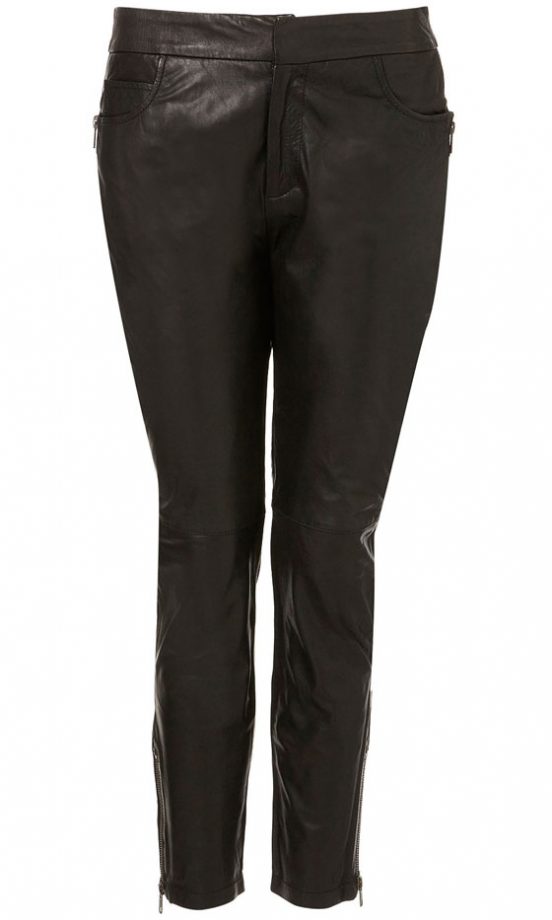3. Topshop’s Leather Trousers, £150