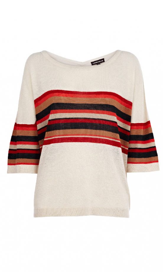 Warehouse Multi Stripe Block Top, £36