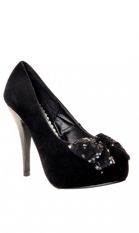 BooHoo Black Platforms, £30