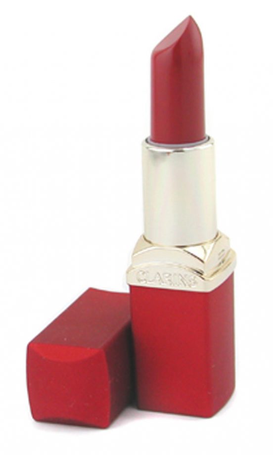 10. The Perfect Red Lipstick: Clarins Rouge Passion No:535