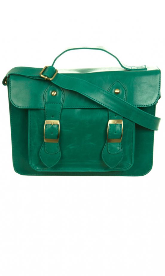 Miss Selfridge Green Satchel, £32
