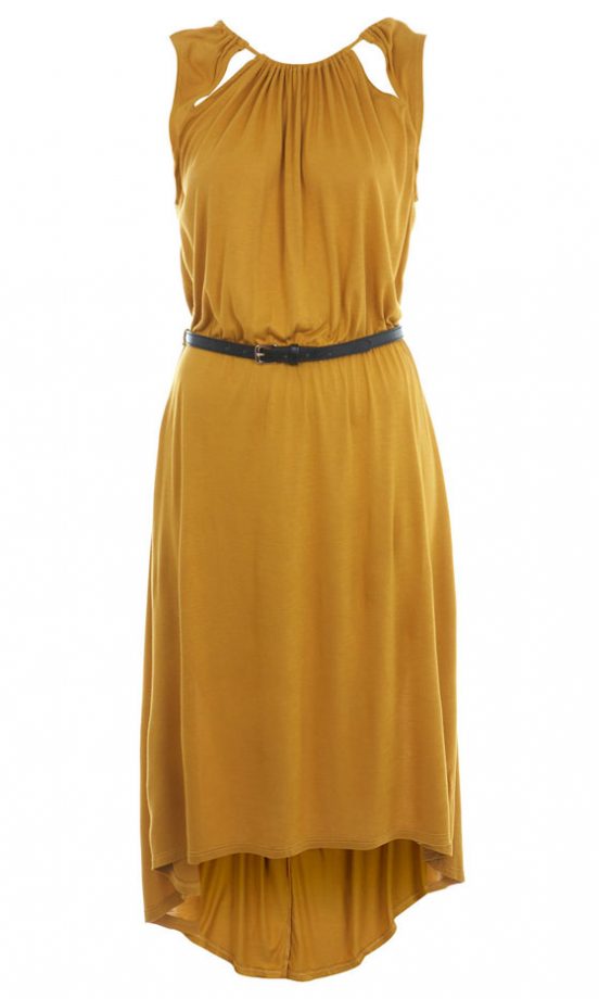 Miss Selfridge Mustard Dress, £37