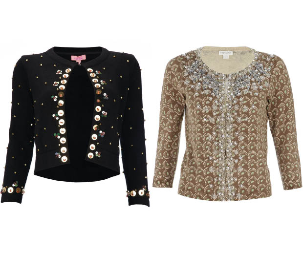 Monsoon's luxe embellished cardigans