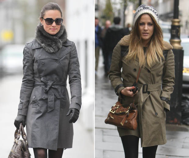 Well, if the belted mac look is good enough for Pippa Middleton and Caroline Flack, it's certainly good enough for us!