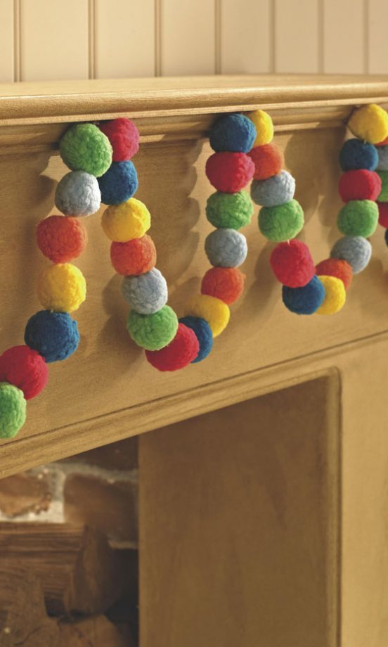 8. Christmas Pom Pom Strings From B And Q