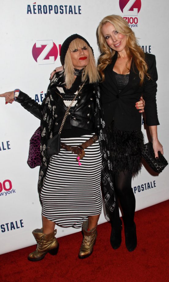 Betsey Johnson And Her Daughter Lulu Johnson Partied At The Z100 Jingle Ball 2011