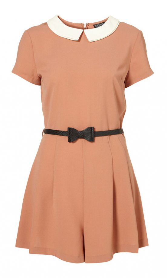 Topshop Contrast Collar Playsuit, £46