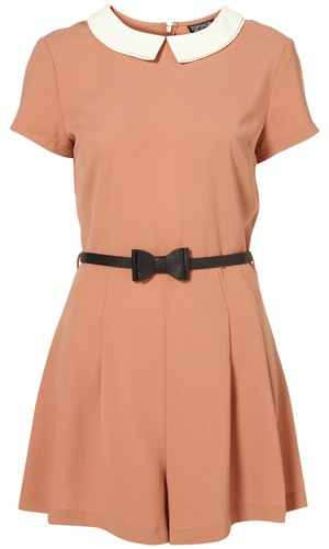LOOK Loves Topshop's Peter Pan collar playsuit, £46