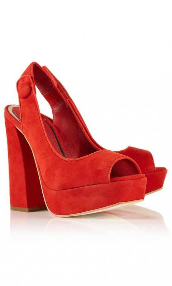 Topshop Suede Slingbacks, £85
