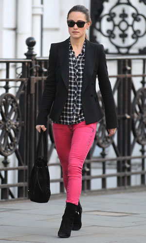 Brightening up January – Pippa Middleton looks super-stylish out and about in London