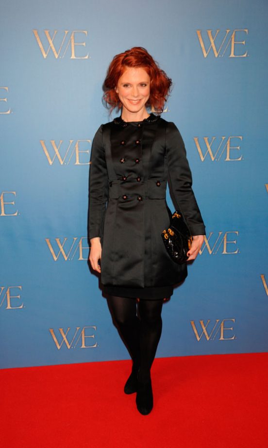 Emilia Fox At The London Premiere Of Madonna's Directorial Debut, W.E