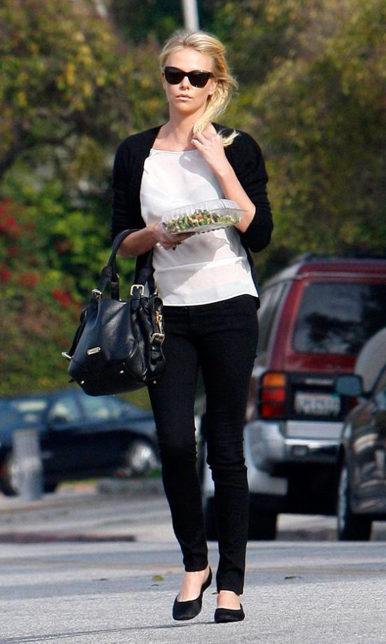 Charlize Theron Went Mono On Her Lunch Break, 2012