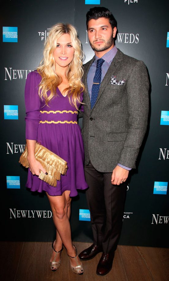 Tinsley Mortimer And Brian Mazza Colour-Coordinated At The Newlyweds Film Premiere, 2012