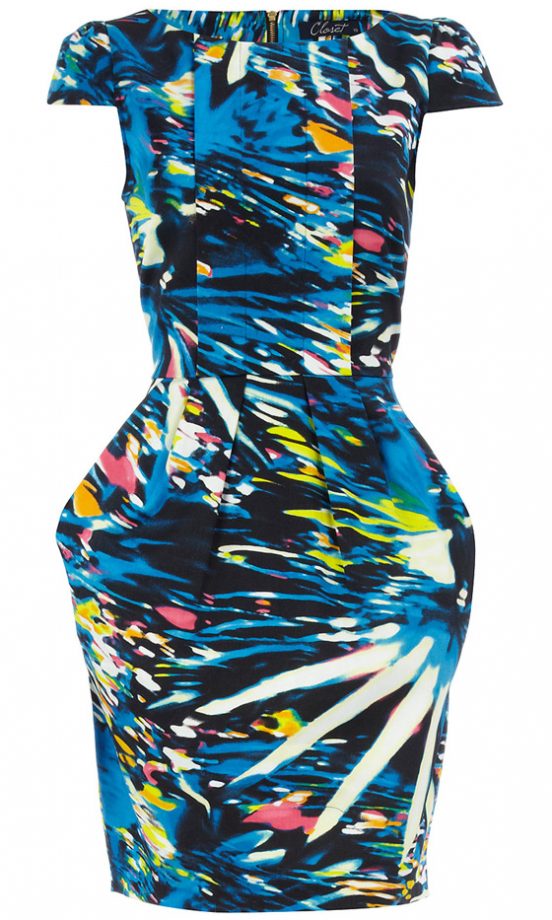 Closet At Dorothy Perkins Print Dress, £45