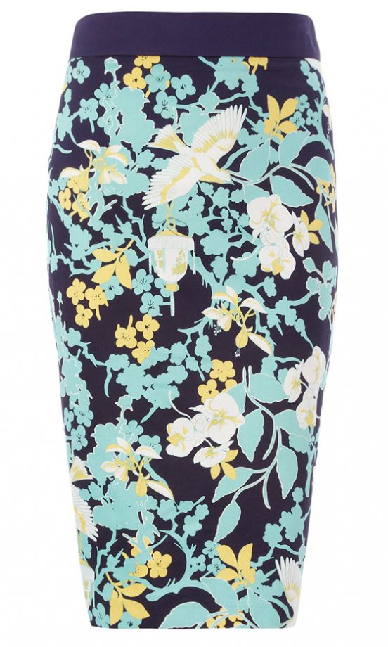Dorothy Perkins Bird Print Skirt, £26