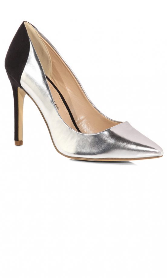 Dorothy Perkins Silver Heels, £32