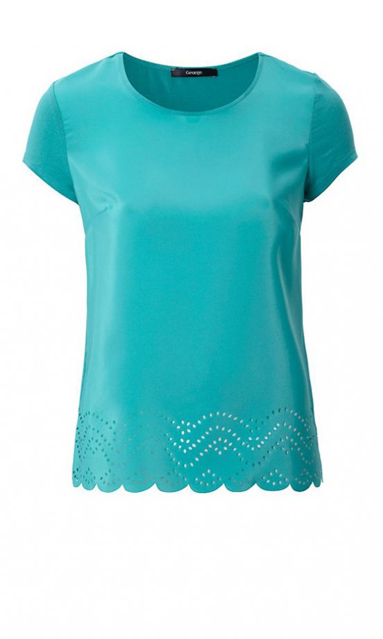 George Scallop Hem Top, £10