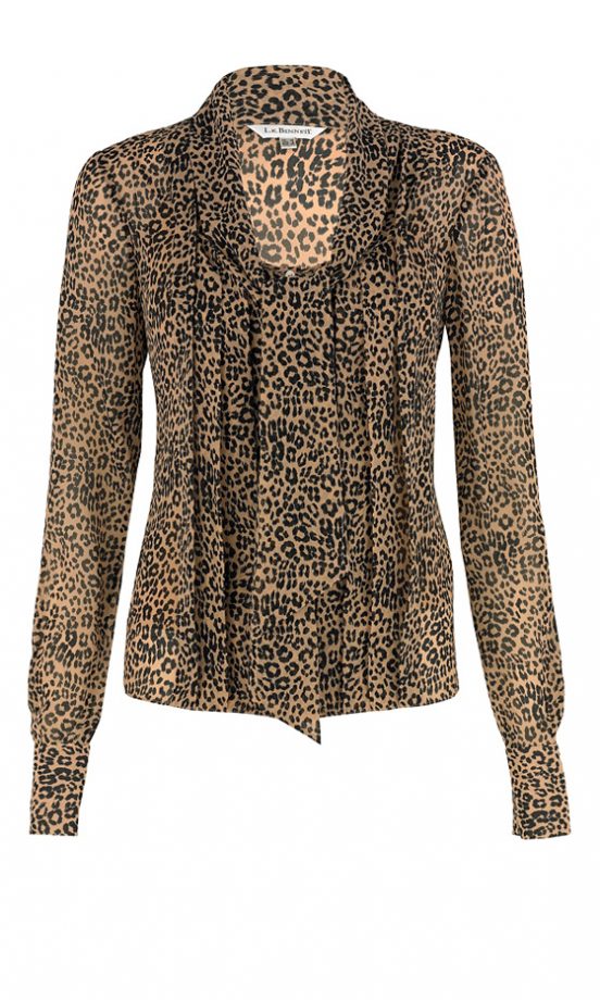 LK Bennett At John Lewis Leopard Blouse, £125