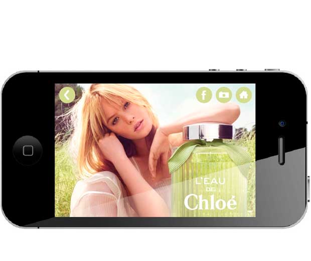 Check out the new L'Eau De Chloé app and star in your own Chloé campaign