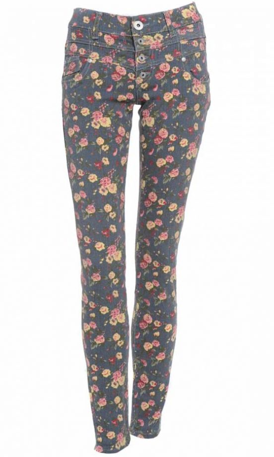 AX Paris Floral Highwaisted Jeans, £28