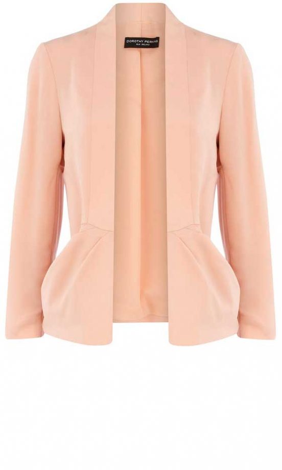 Dorothy Perkins Apricot Drape Pocket Jacket, £40