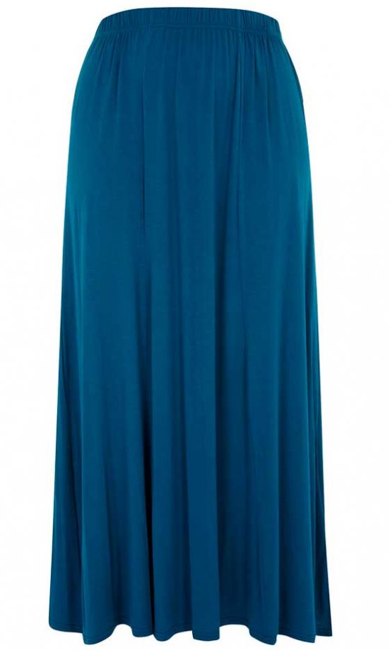 Evans Teal Maxi Skirt, £29.50