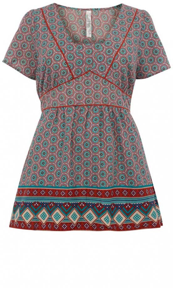 Evans Tile Print Top, £29.50