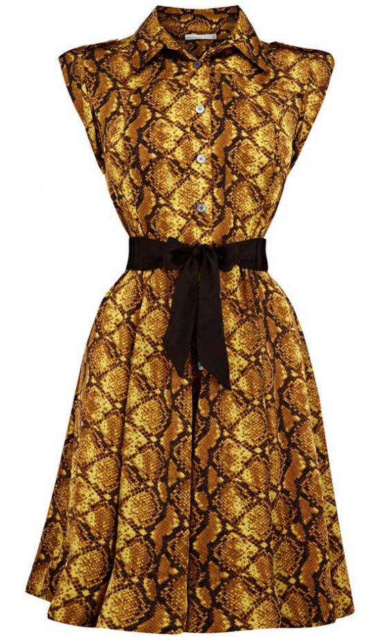Karen Millen Snake Print Dress, £175
