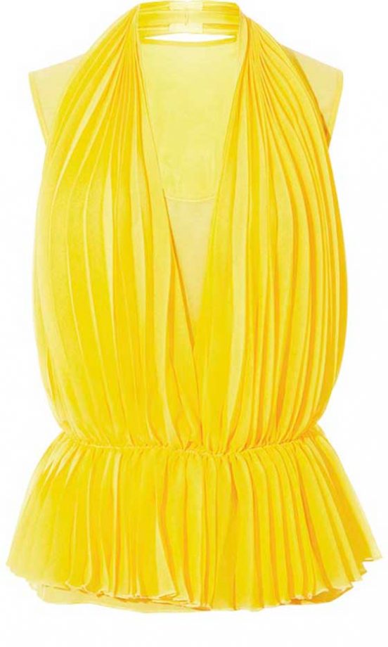 Reiss Pleated Halter Top, £79