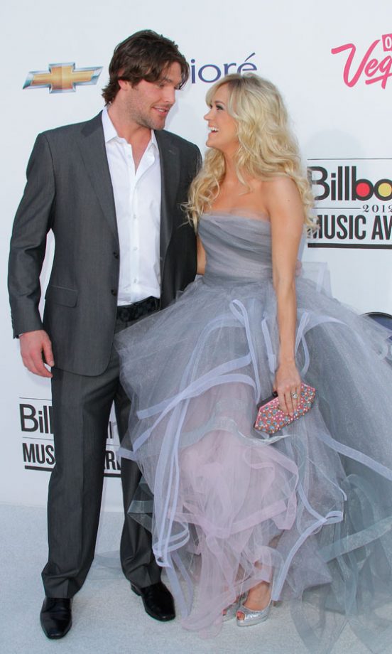 Carrie Underwood And Mike Fisher At The Billboard Awards 2012