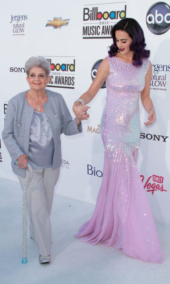 Katy Perry And Her Grandma At The Billboard Awards 2012