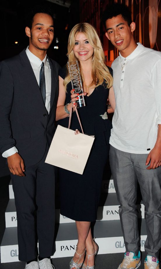 Holly Willoughby And Rizzle Kicks At The Glamour Women Of The Year Awards 2012