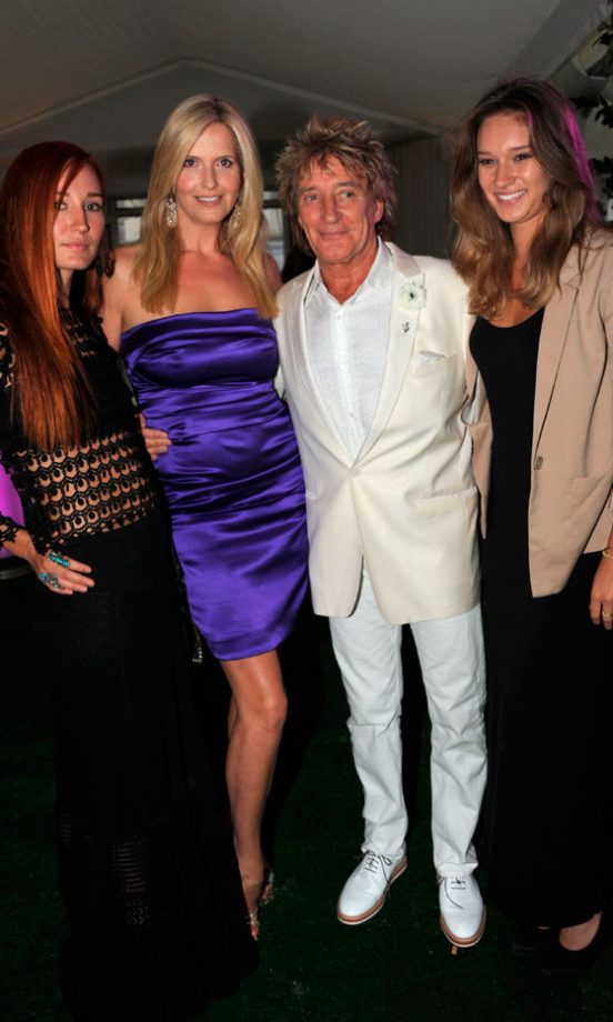 Penny Lancaster And Rod Stewart At The Glamour Women Of The Year Awards 2012