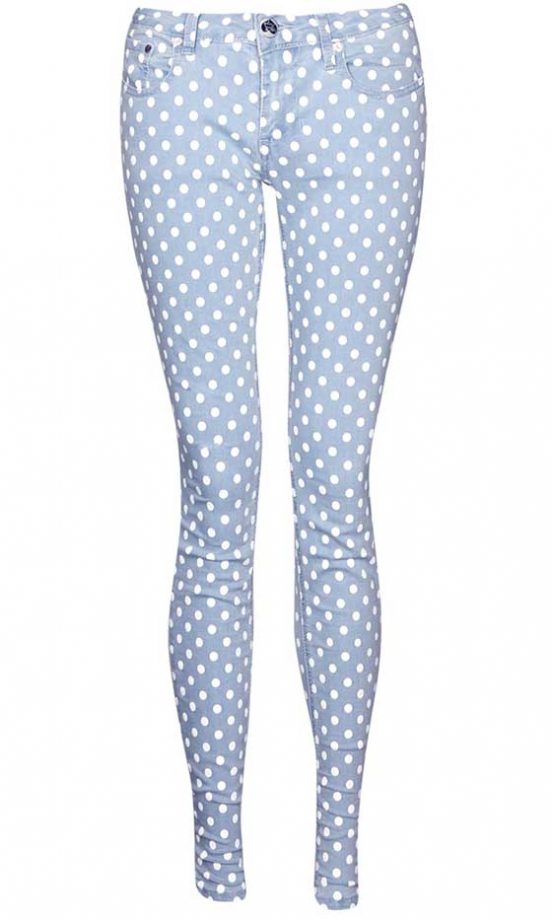 Boohoo Polka Dot Skinny Jeans, £25