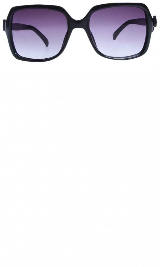 Boohoo Bow Detail Black Oversized Sunglasses, £8